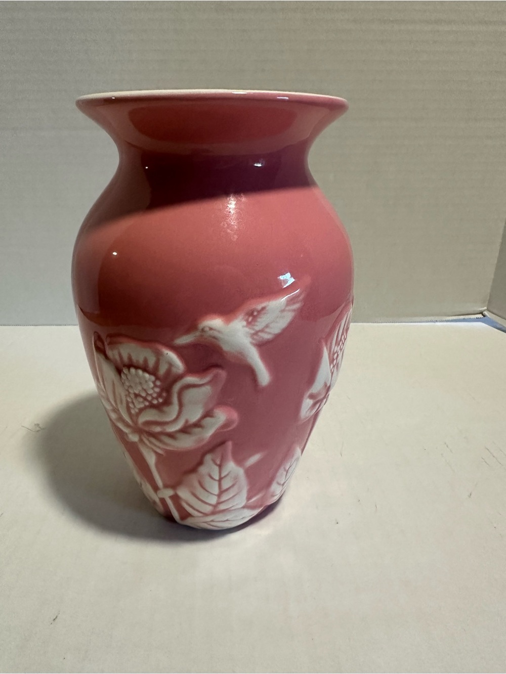 Pink Floral Ceramic Vase - teleflora gift